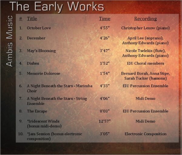 Ambis Music - The Early Works